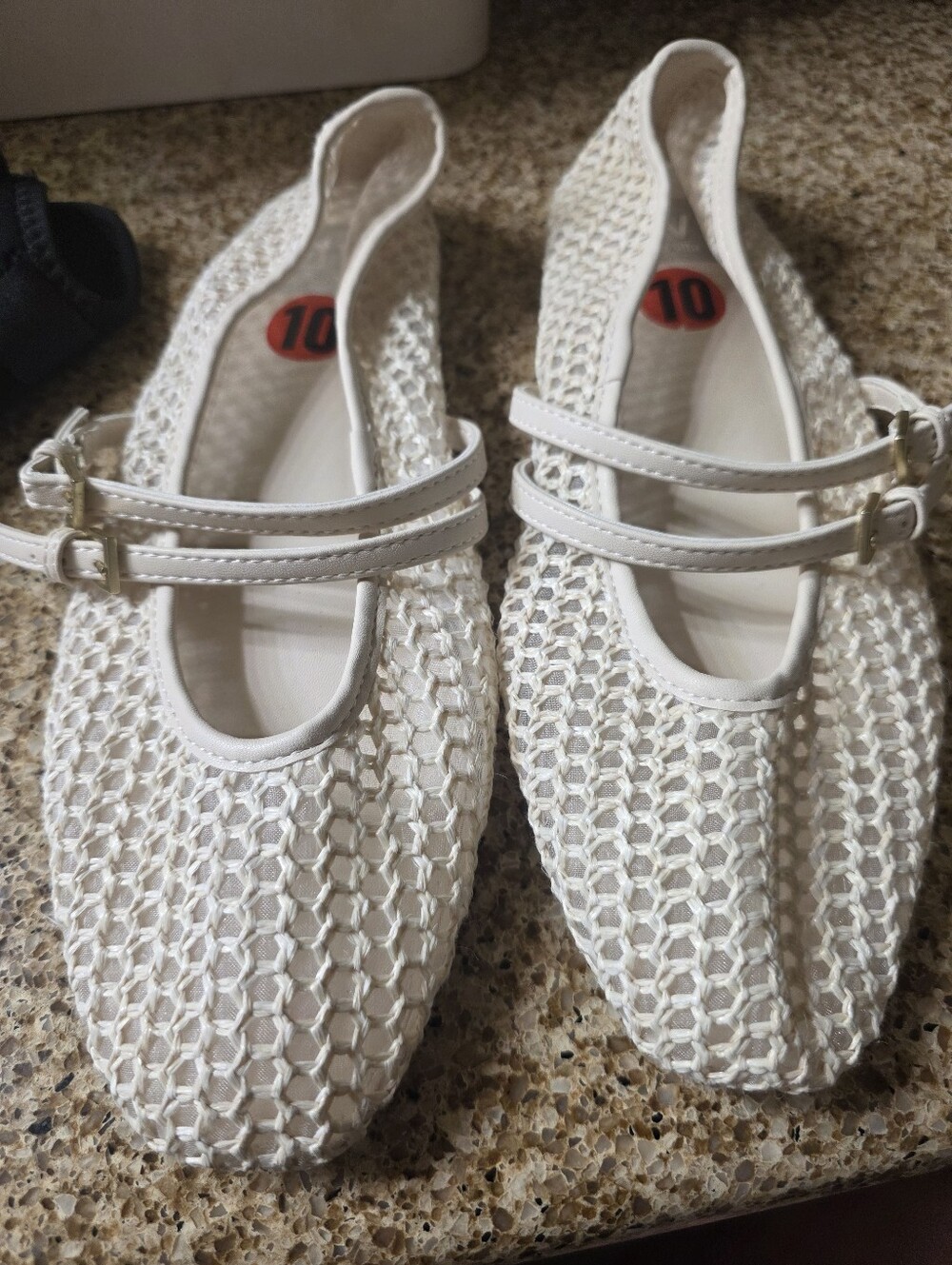 White Women's Mary Jane Mesh Flats Dolce Vita DV